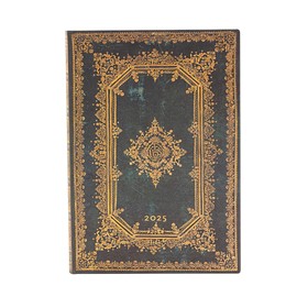 Paperblanks Flexi 2025 12-Month Calendar Softcover, Astra, Midi, Horizontal, Elastic Band Closure