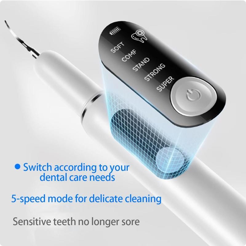 CURVY MOON Rechargeable Teeth Cleaning Tool with Replacement Head, Oral