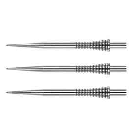 RED DRAGON Raptor GT Silver Effect Gripped Long Dart Points - 1 Set Per Pack