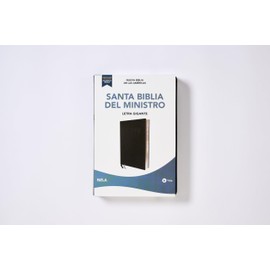 NBLA, Biblia del Ministro, Letra gigante, Leathersoft, Negra, Comfort Print (Spanish Edition)