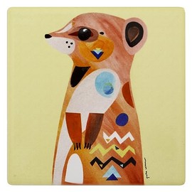 Maxwell & Williams Meerkat PETE CROMER DU0227 Coaster Ceramic Cork
