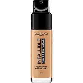 L’Oréal Paris Cosmetics Infallible 24 Hour Fresh Wear Foundation, Lightweight, Sun Beige, 1 oz.