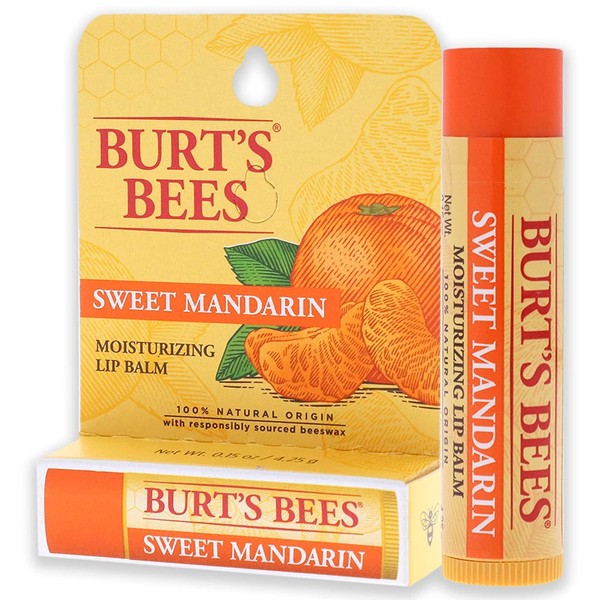 8 Pack Burt's Bees Sweet Mandarin Lip Balm