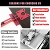 XASMA 4in1 Router Milling Groove Bracket, Aluminum Alloy Circle Cutting