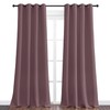 NICETOWN NICETOWN Dry Rose Blackout Curtains 96" Long for Office,