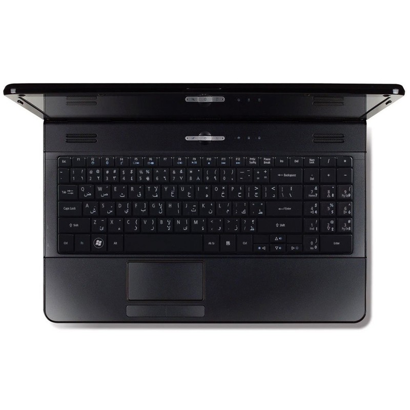 Urdu Keyboard Labels ON Transparent Background with White Lettering (14X14)