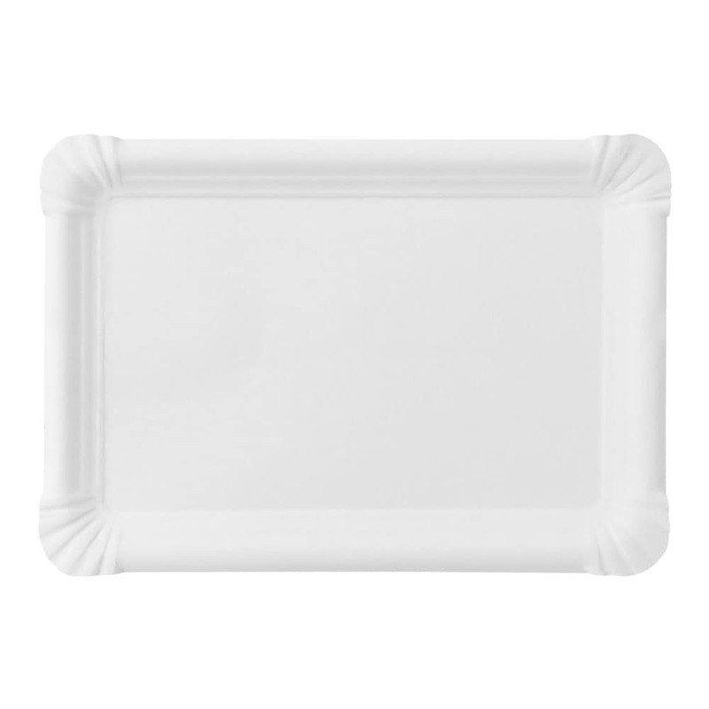Extiff - Pack of 20 White Cardboard Bowls, Pastry or