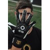 Elite Pulsar 8 Goalkeeper Gloves, White, 3D Pattern, 4 mm