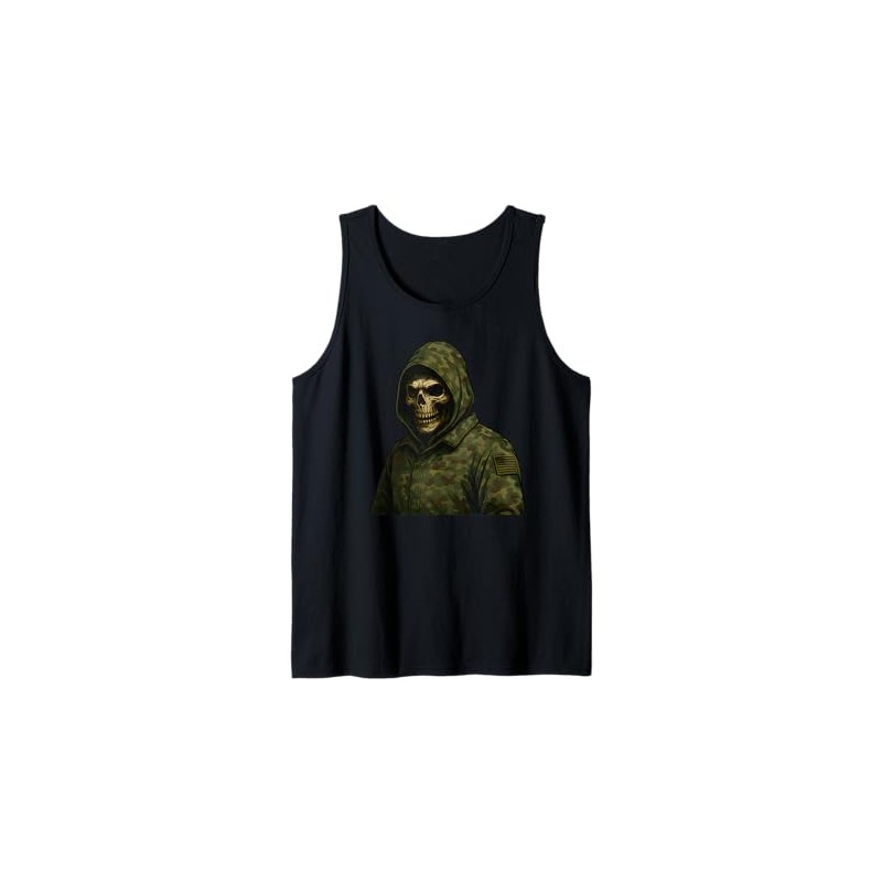 Cool Black Army Soldier in Gaming Mission Fighting Graphic Tank