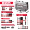 Geinxurn Impact Screwdriver Bits Set, 83Pieces Magnetic Muliti S2 Steel
