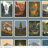 Riley Blake - Panel de postales de parques nacionales con