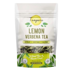 Lemon Verbena Tea | Tangiers Tea | Premium quality 100% Pure Herbal Loose Leaf | Naturally Caffeine-Free | Refreshing Citrus Flavor | Calming & Relaxing | 56g Resealable Bag