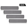 CHEDA 4 PCS Composite Decking Boards End Cap 5.5" Dark
