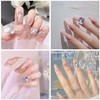 Chisafly Nail Stone, Large Nail Parts, Crystal, Gems, Glitter, 3D,