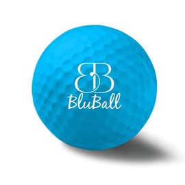 BluBall Distance Plus Golf Balls Made for Low Spin High Speed Golfers - 3 Blue Golf Balls