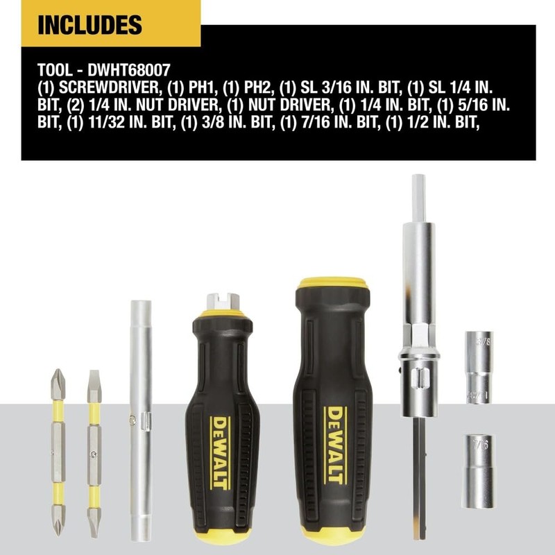 Dewalt DWHT68007 6-IN-1 Multi-Bit Combo Set