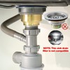 QruiLanTu 1-1/2 Inch Dishwasher Kitchen Drain Pipe Hose Adapter Wye,