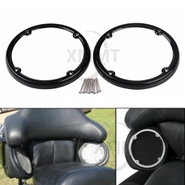 Generic Black Tour Pak Speaker Trim Cover For Harley Electra Tri Glide FLHTCU 2014-2023