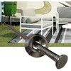 Heavy Duty Stainless Steel Patio Rug Stakes Low-Profile Mat Anchors