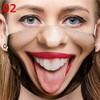 2 Pack Funny Masks Washable & Reusable Funny Face Mask