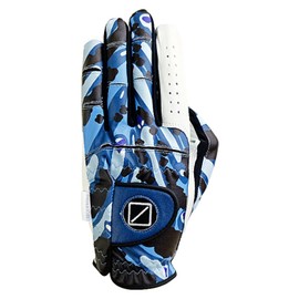 SEQUENTIAL (Sequential) Golf Glove Camouflage Color Sheepskin Glove Left Hand Men's SQGC-002 Right Handed Blue Camo L (24-25 cm) Color: Total 13 Colors Ocean Blue Orange Lime Grape Navy Blue Yellow Dark Gray Silver Silver Gold Pink Red Camo Blue Camo (Bl