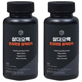 Samdae 5 Baek Premium Black Maca, 120 tablets, 2 pcs / 삼대오백 프리미엄 블랙마카, 120정, 2개