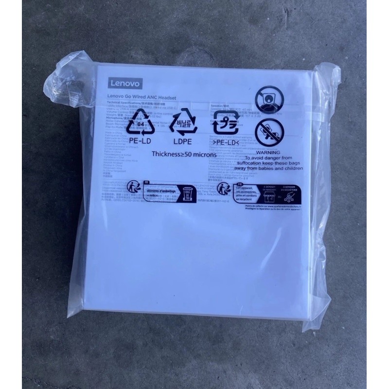 Lenovo Go Wired ANC Headset - Stereo - Brand New