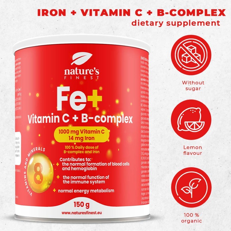 The Nature's Finest Fe + | Iron for 30 Days