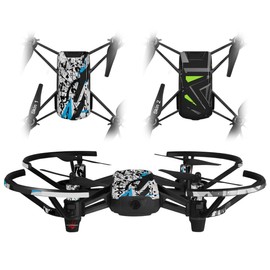 Skin Decal Wrap 2 Pack for DJI Ryze Tello Drone Baja 0018 Blue Medium Drone NOT Included