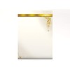 Silver Star 100 Sheets High-Quality Christmas Letter Paper 100 g/qm