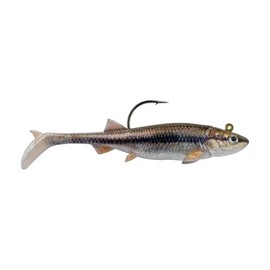 Berkley PowerBait Pre-Rigged Minnotator Fishing Bait, HD Blacknose Shiner, 2 in, Irresistible Scent & Flavor, Realistic Profile, Ready-to-Fish, Ideal for Bass, Crappie, Pike and More