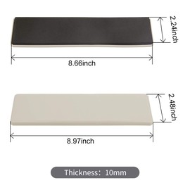 Ezprotekt 4 Pack 9" x 2.5" Rectangle Reusable Furniture Slider and Glider for Carpet Moving Heavy Furniture Quickly and Easily-Furniture Moving Pads Carpet Protector