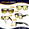 Gafas de Sol Polarizadas Oversize UV400 Kimorn para Hombres y