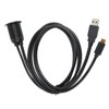 Type C 3.1 to USB 3.0 Flush Mount Cable with