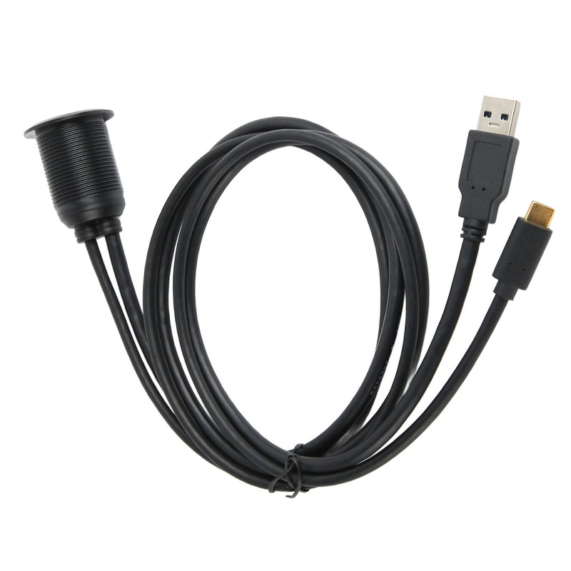Type C 3.1 to USB 3.0 Flush Mount Cable with