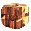 Diamond Cube Small, 3D Wooden Puzzle, Interlock Puzzle, Mind Fitness,