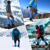 1 Pair Tear-resistant Waterproof High Leg Gaiters Rain Snow Adjustable
