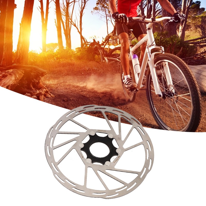 180mm Disc Brake Rotor 180mm Diameter Stainless Steel Alloy Hollowed