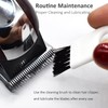 Professional Hair Clipper Attachment Combs Set, Black Nylon Guard Guide