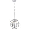 Living District Wallace 3 Light Chrome Pendant
