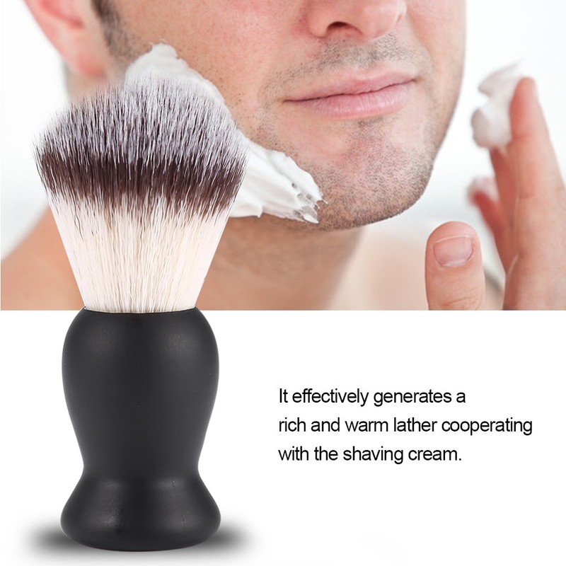 Brocha de Afeitar para Hombres Barba Bigote Cepillo Cepillo Nylon