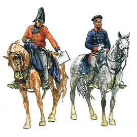 Italeri 510006065-1:72 British & Prussian General Staff Figures