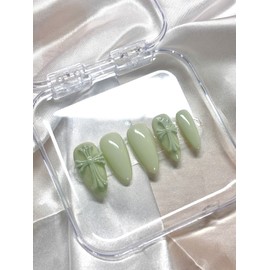 Cross Nail Tips - Short Almond / 십자가 네일팁 - 숏아몬드