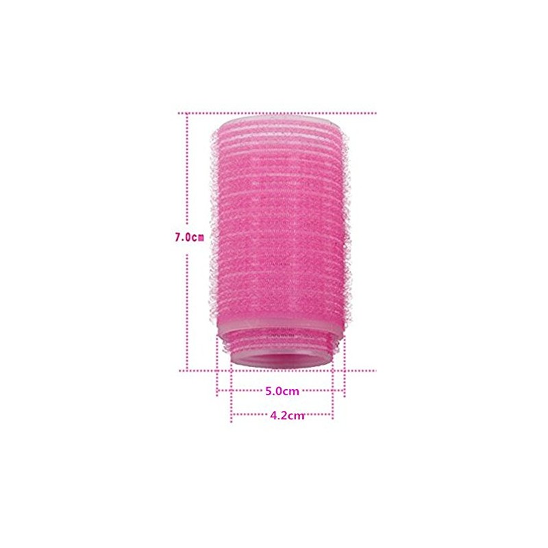 2Pcs/Set Plastic Hair Rollers Curlers Bangs Self-Adhesive Hair Volume Hair