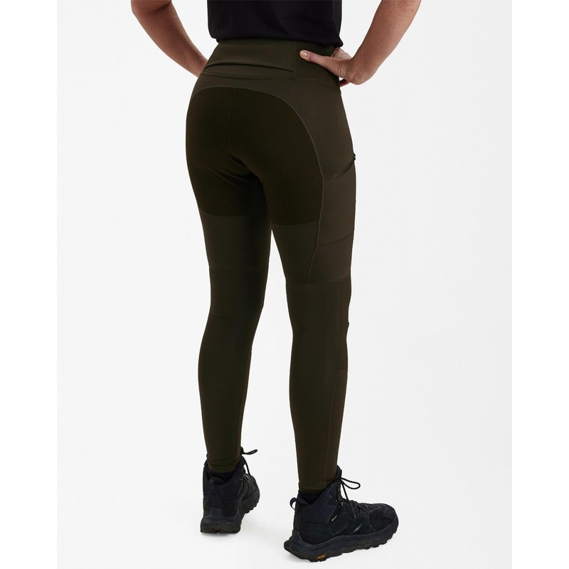 Deerhunter Lady Reinforced Tights Art Green, Green