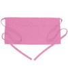 BOHARERS Pink Waitress Apron for Women with 3 Pockets -