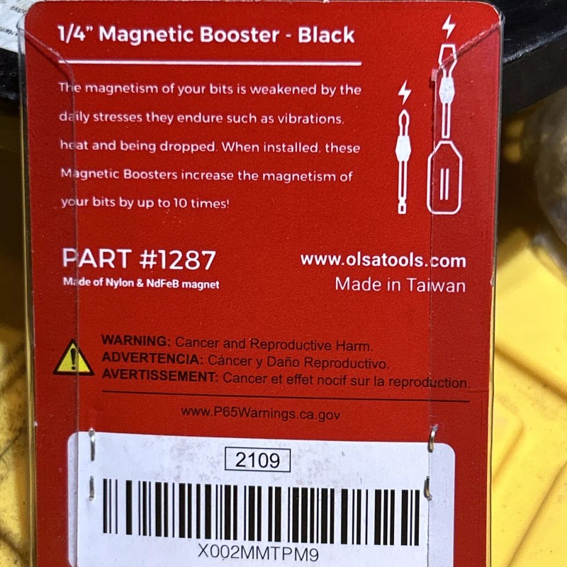 Olsa Tools Bit Magnetizer Ring & Demagnetizer Screwdriver Bit Drive