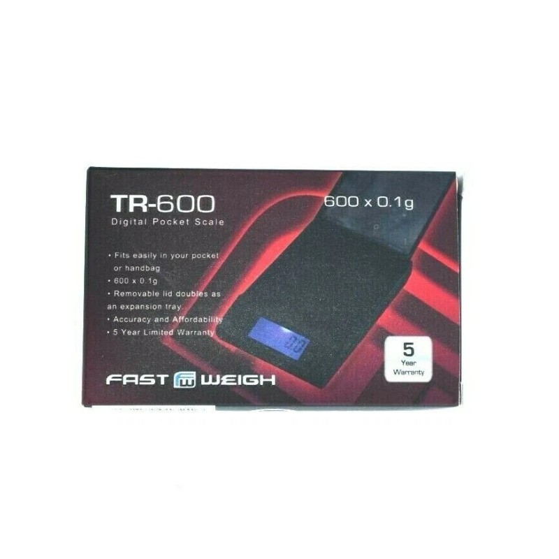 FAST WEIGH TR-600 DIGITAL POCKET SCALE- 600 X 0.1 G