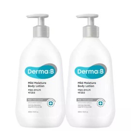 Mild 마일드 바디로션 모이스처 400ml x2개 [세라엠디 리페어 크림 430ml 2개+튜브견본(] Mild Body Lotion Moisture 400ml x2 [CeramMD Repair Cream 430ml 2 pcs + Tube Sample]