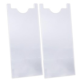Sinbana 2 Pack Clear Couch & Bed Stopper, 23x10cm/9.1x3.94in Universal Acrylic Headboard Spacer Furniture Pads Stoppers for Sofa Protection, Prevents Fire Risks, Easy Outlet Access, Wall Protector